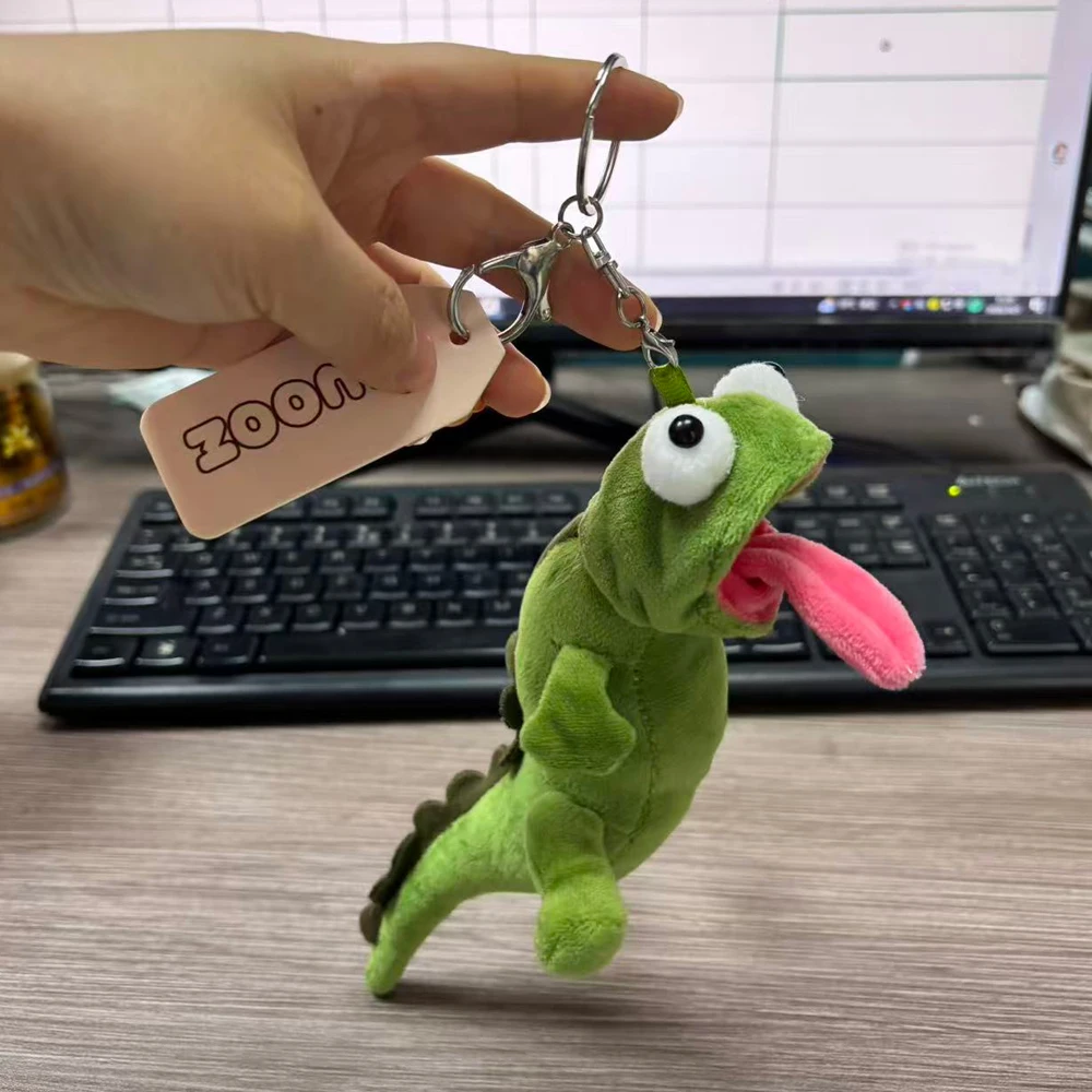 Mint Green Little Lizard Super Cute Pendant, Soft and Three-Dimensional Bag Charm, Perfect as a Unique Gift for a Best Friend, Adding Fun and Personality to Your Bag, Suitable for All Kinds of Style Bags, Exquisite and Adorable, Adding Joy to Your Life.