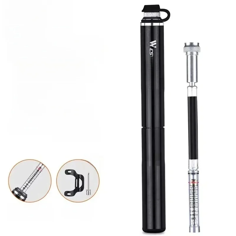 AliExpress West Biking WEST BIKING Bicycle Pump With Pressure Gauge 160PSI Road MTB Cycling Pump Presta Schrader Hose Tire Air Inflator Accessories