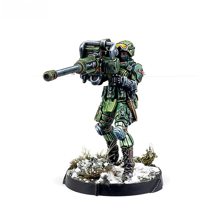 38MM Résine figure modèles kits DIY jouet incolore et auto-assemblé A-1187