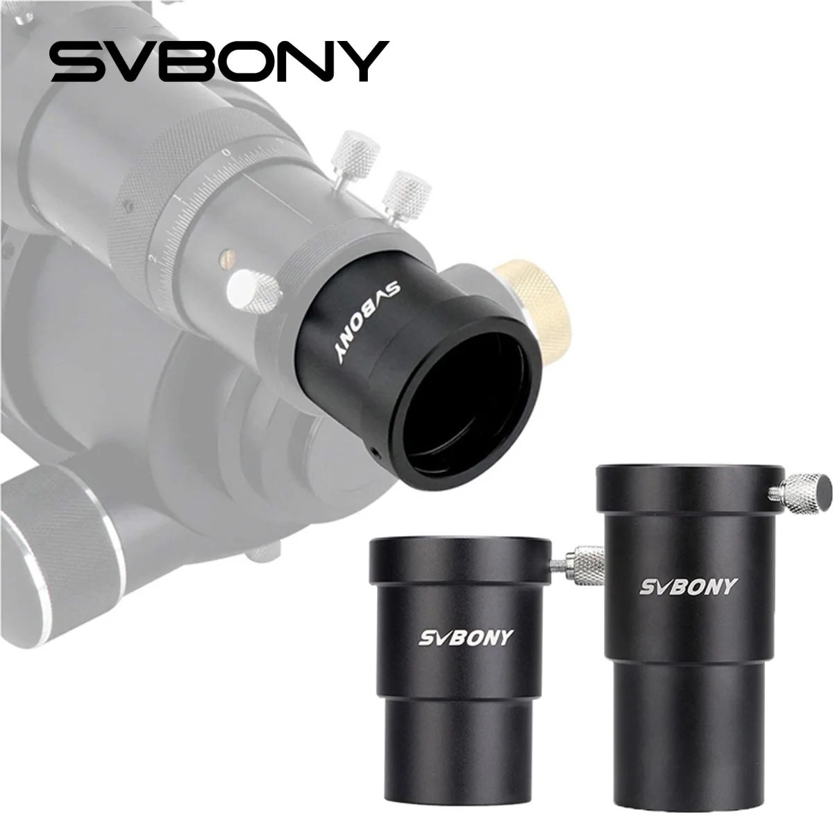 Svbony-1.25 polegadas telescópio ocular extensão tubo, adaptador versátil 56mm/70mm, sv157