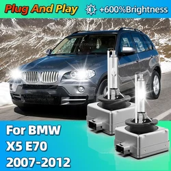 35W D1S HID Xenon Headlight Bulb 6000K 10000LM Bright Car Light For BMW X5 E70 2007 2008 2009 2010 2011 2012 Plug-N-Play