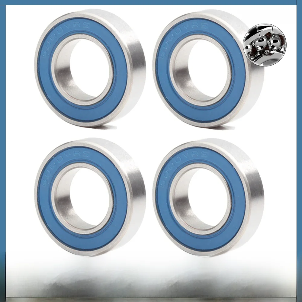 AliExpress 6800 2RSV MAX Bearing 10*19*5 mm 4Pcs C2 Full Balls Bicycle Pivot Repair Parts 6800 2RS RSV Ball Bearings 6800-2RS 6800LLU