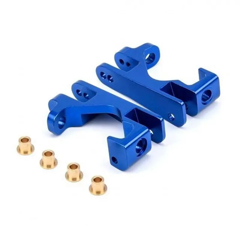 1 Set Metal Caster Block Steering Block C Type Hub Stub Axle Bracket With Ball Bearing For Traxxas Slash 4X4 1/10 RC Car Parts