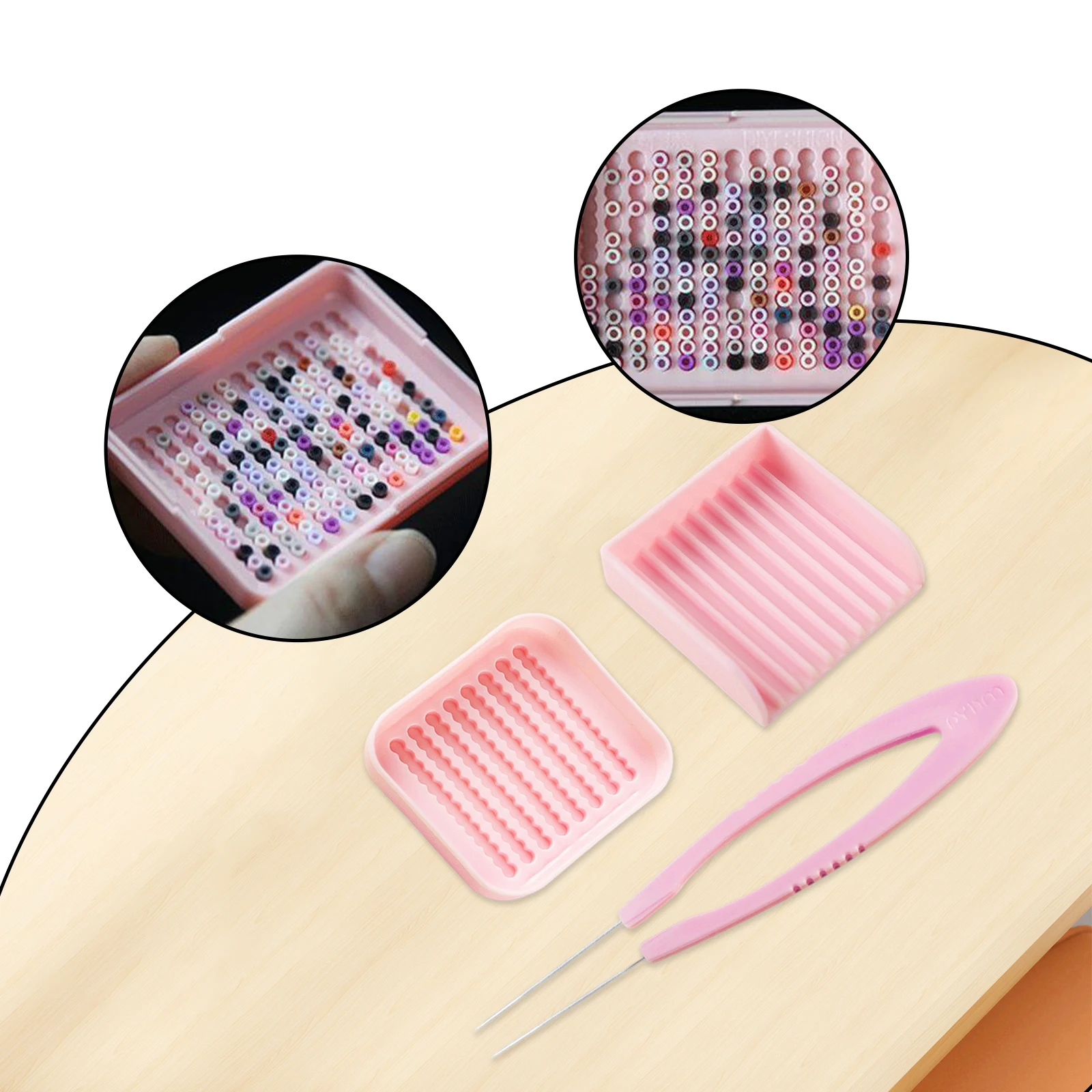 3Pcs 2.6mm Mini Fuse Beads Tools Kit Efficient for Crafts Scoop Aligner Iron Beads Fuse Bead Organizer Sorting Tools