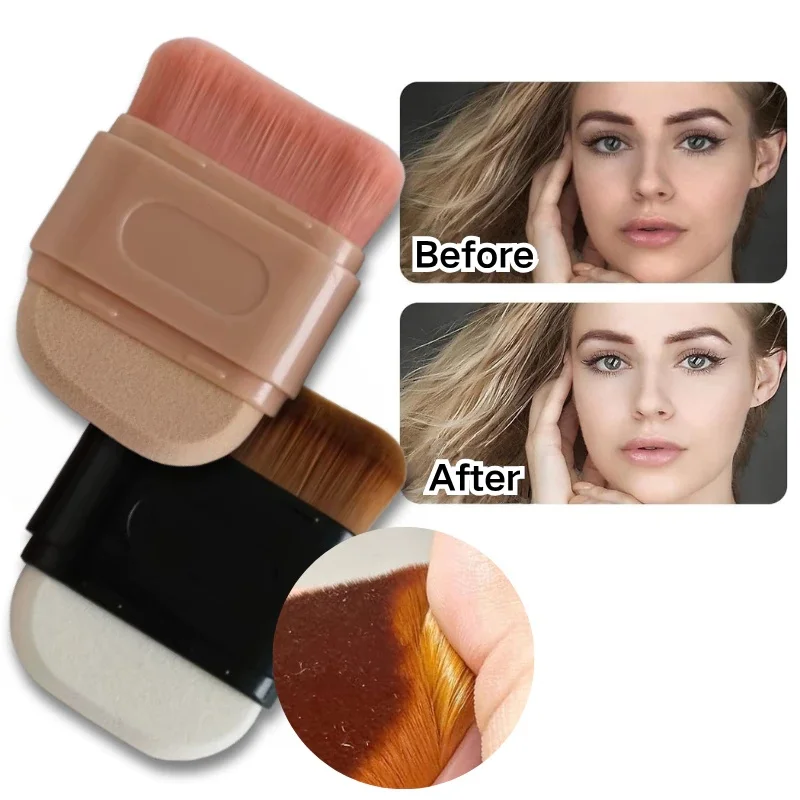 1pcs Mushroom Head Foundation Brush for Liquid Foundation, Loose Powder, Cosmetics, Blush, Multi-Functional Face Makeup Brush