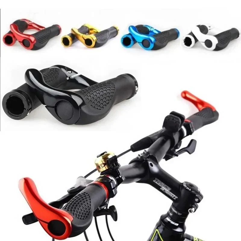 AliExpress NONE Anti-slip Rubber Bicycle Handlebar End Cover Aluminum Alloy Lock Mountain Bike Handlebar Bicycle Anti-slip Handle Cover