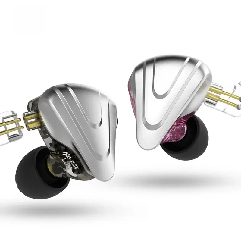 Kz Zsx 1dd 5ba Hybride 12 Drivers Hifi Bas Oordopjes In-Ear Monitor Ruisonderdrukking Oortelefoon Metalen Headset - afbeelding 2