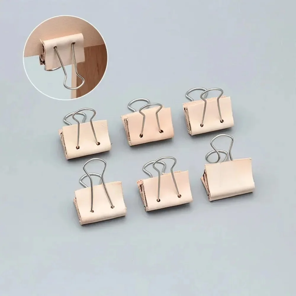 5/10 Stuks Lederen Zwaluwstaart Clips Vaste Lederen Tool Diy Leathercraft Klemmen Laat Geen Spoor Handgemaakte Lederen Accessoires - afbeelding 2