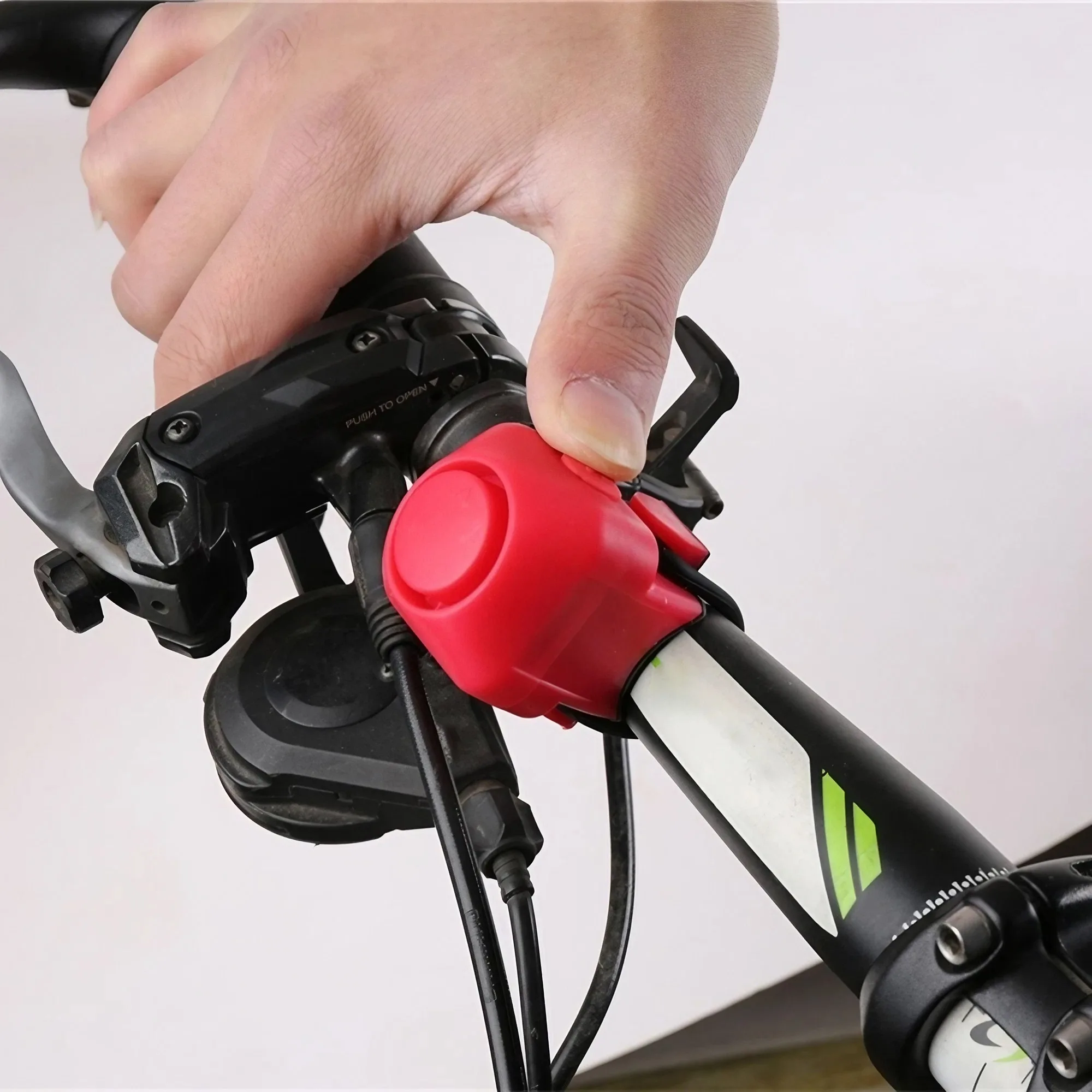 USB Bicycle Bell 130db Waterproof Cycling Bike Bells Rechargeable/Battery Electric Horn Mini Portable Cycling Handlebar Bell