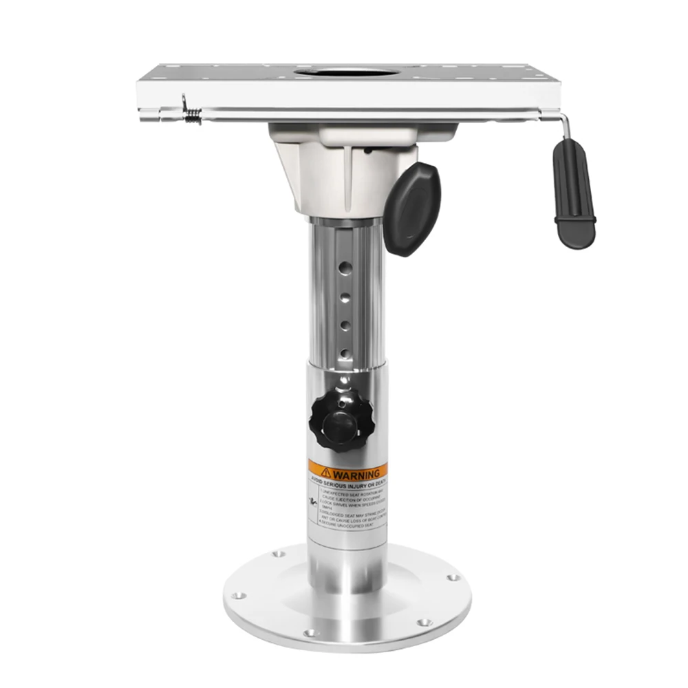 

Adjustable Marine Seat Bracket, Made of Aluminum Alloy, Adjustable Range 35.2-48CM, Suitable for Yacht, RV, and Fishing Boat