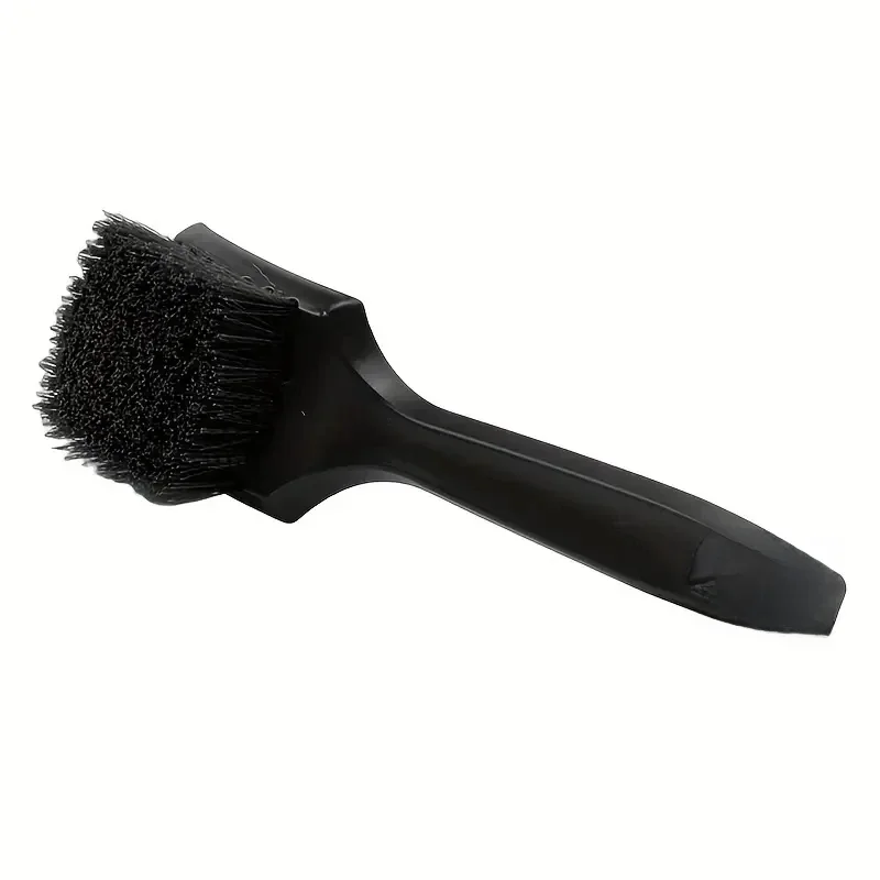 Brosse de nettoyage de moyeu de roue de pneu de moto, accessoires de détail de roues de moto, outil de lavage de pneus noir et blanc