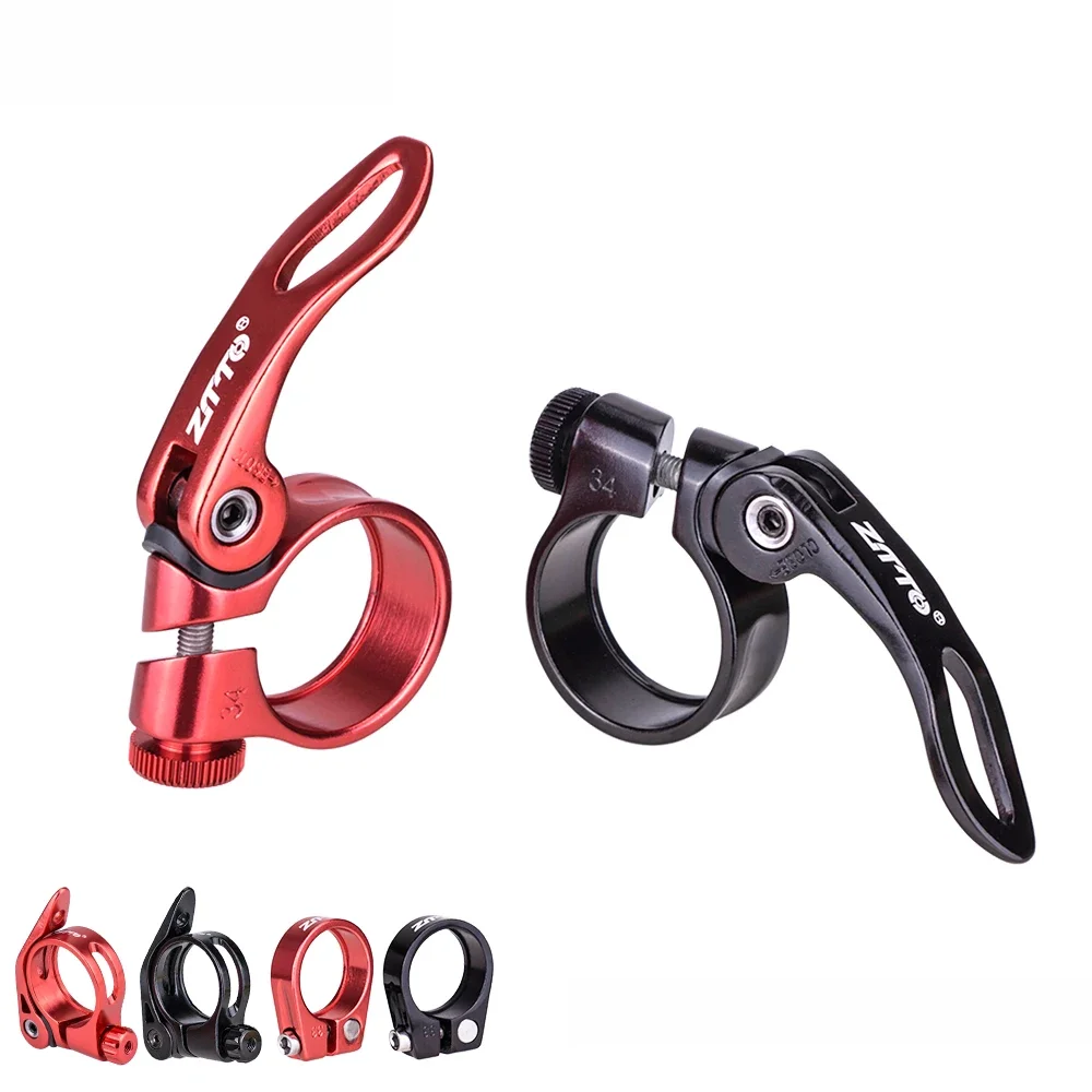 AliExpress ZTTO Bicycle Seatpost Clamp 28.6/31.8/34.9mm MTB Road Bike Seat Tube Clip Quick Release Seat Tube