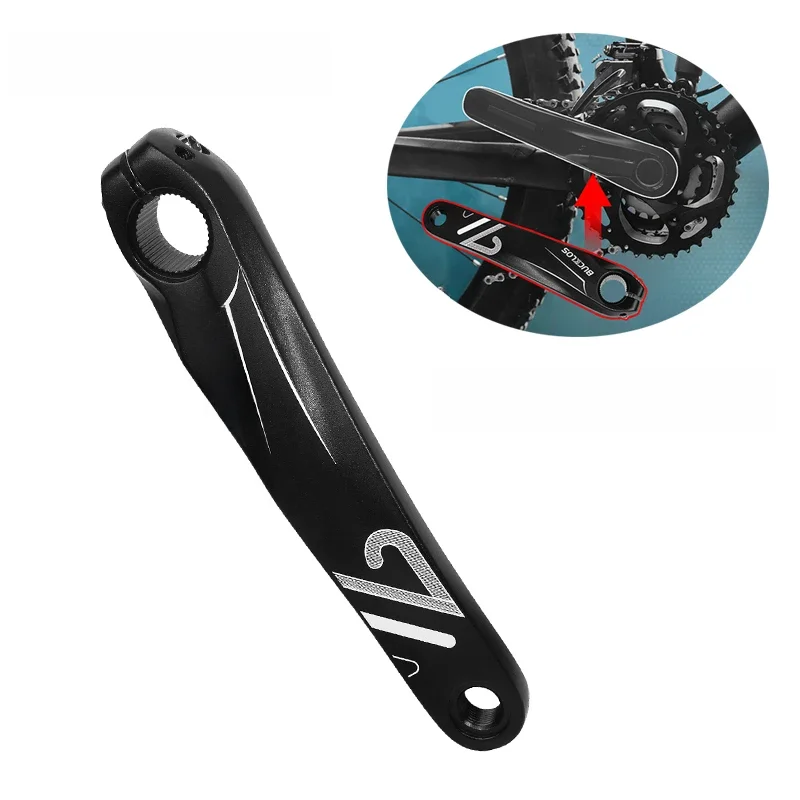 AliExpress BUCKLOS 152/170/175MM Horizontal Square/Diamond/Spline Hole Bike Crank Arm Bicycle Left Hand Crank Arm Replacements for Bike