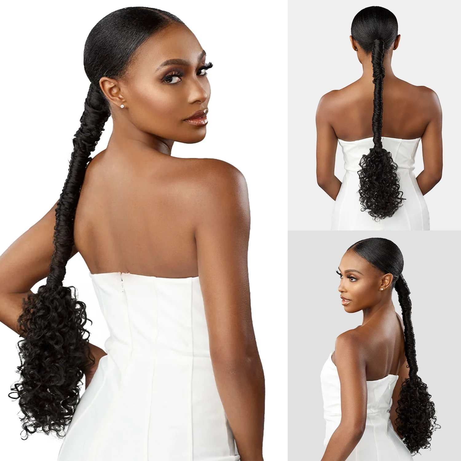 Sensasi Rambut Sintetis Lulu Pony Wrap 8