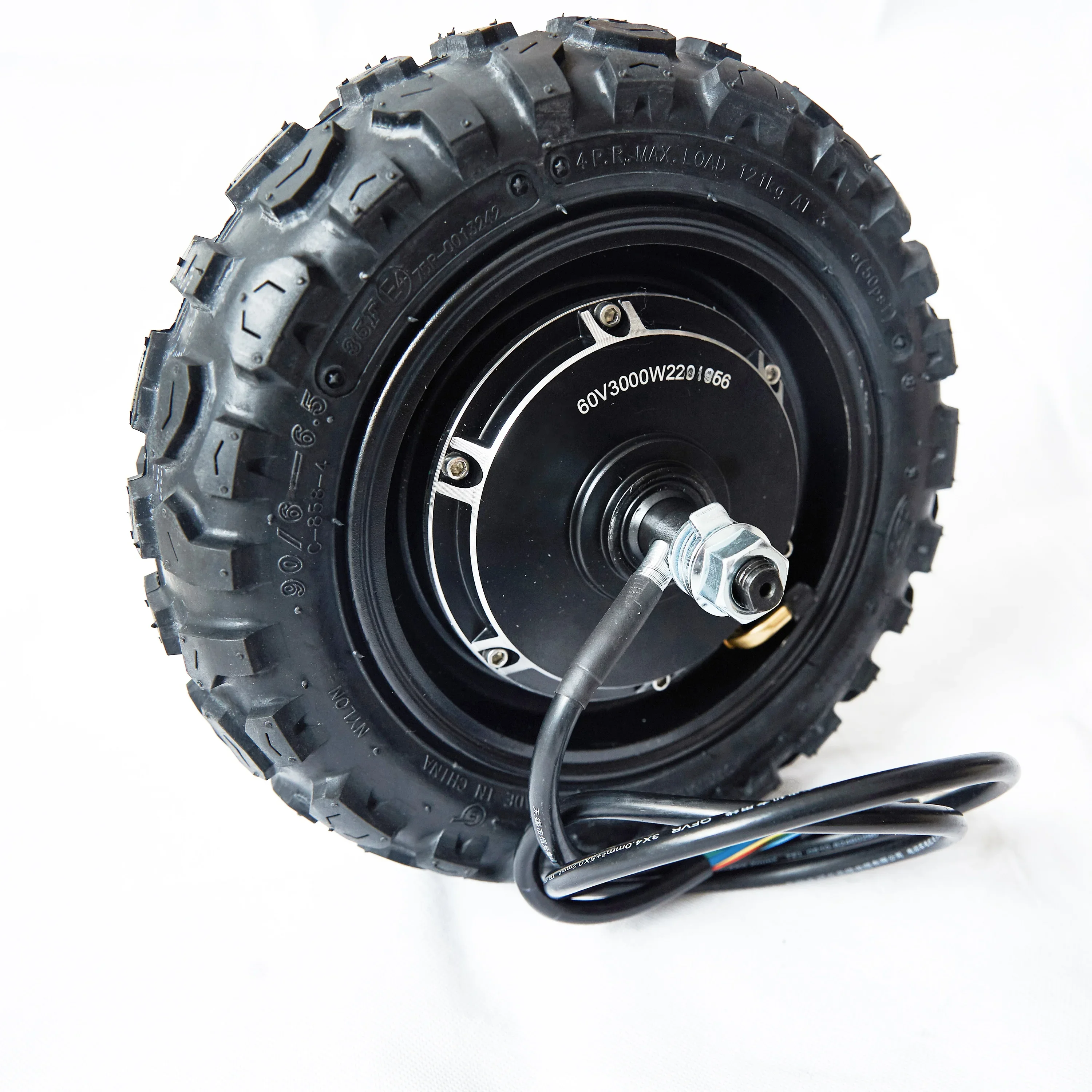 AliExpress UK 55-90km/h 11" OffRoad Tyres 11inch 48v 1200w 1500w 60v 1600w 72v 3000w Hub Motor Wheel For Dual