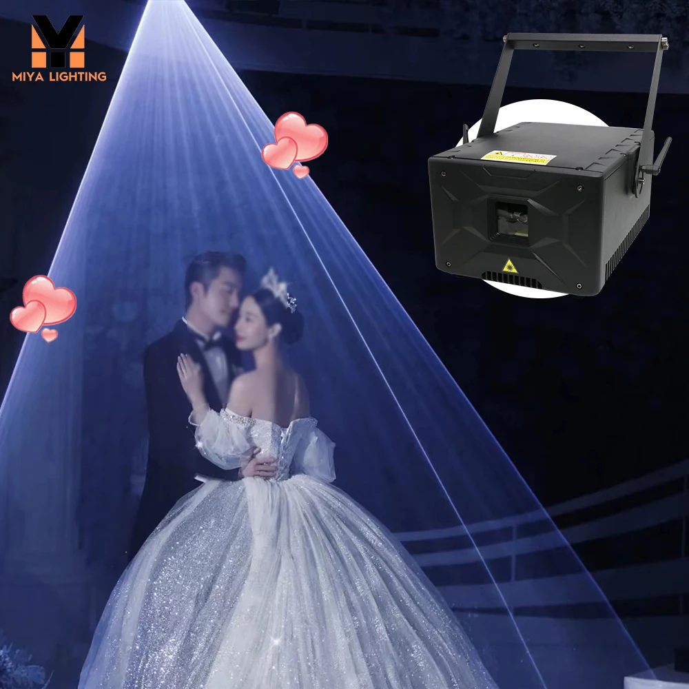 

Wedding indoor 10W full color animation laser light line laser light bar atmosphere light banquet hall stage lighting