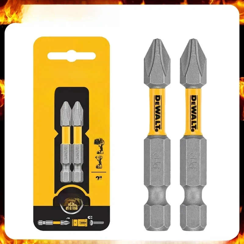 DEWALT DWAF2PH2-2H PH2 50MM Type d'impact HSS tête de lot croisé foret à bois Durable 2 pièces MAXFIT accessoires d'outils électriques