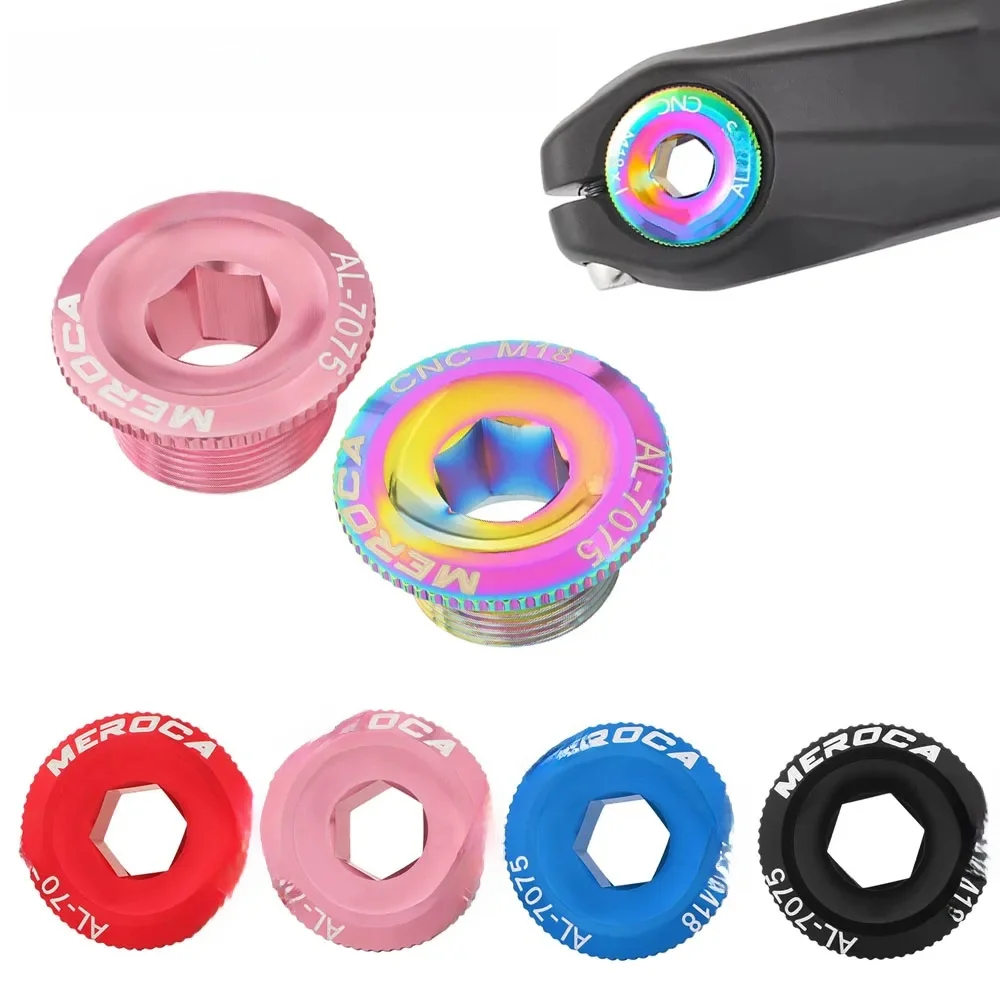 Couvercle anti-poussière de boulon de manivelle M18 M19 M20 M15, pour shimano M4000 M590 M610 Sram fsa vtt, pédalier hollowtech, boulon à vis en aluminium