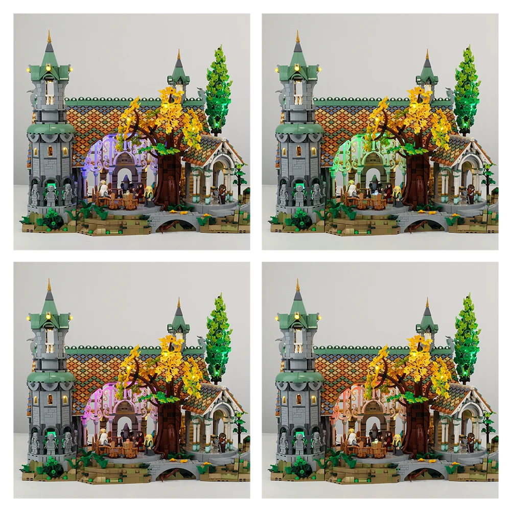 EASYLITE LED Light Kit For THE LORD OF THE RINGS: RIVENDELL 10316 Building Blocks Bricks Toys Lighting Lamp Set No Model