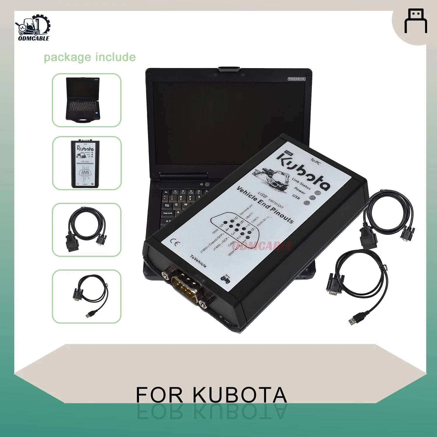 

for python interface kubota takeuchi diagnostic tool for kubota diagnostic kit python diagmaster +cf53 laptop