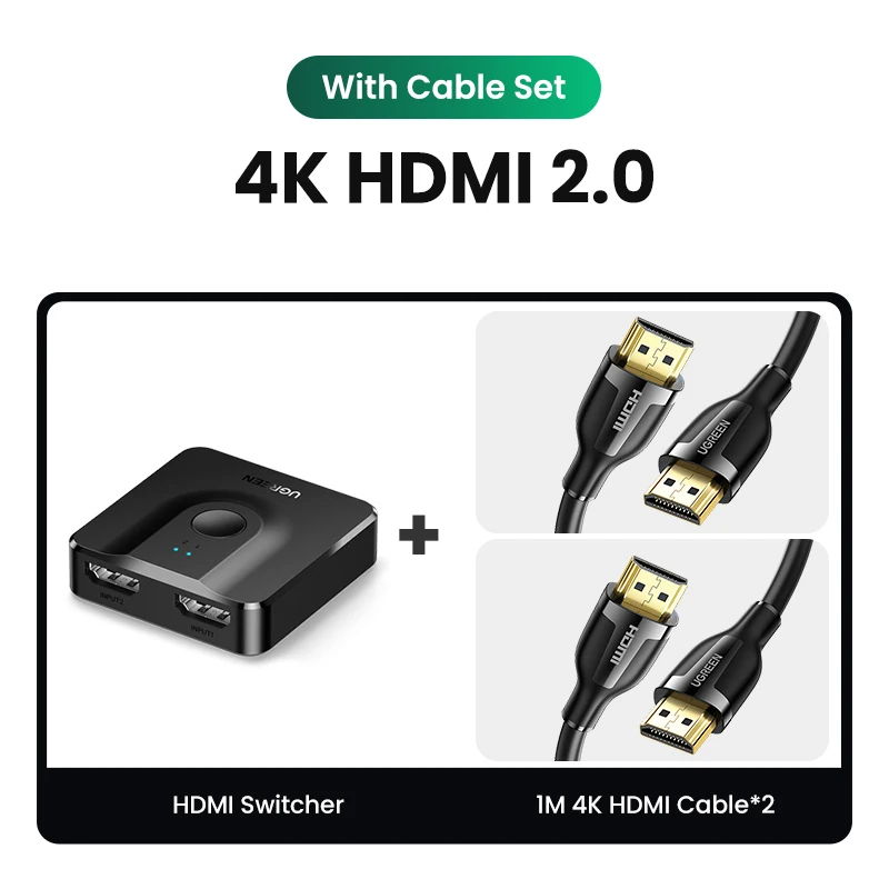 Add 2pcs HDMI-Cable