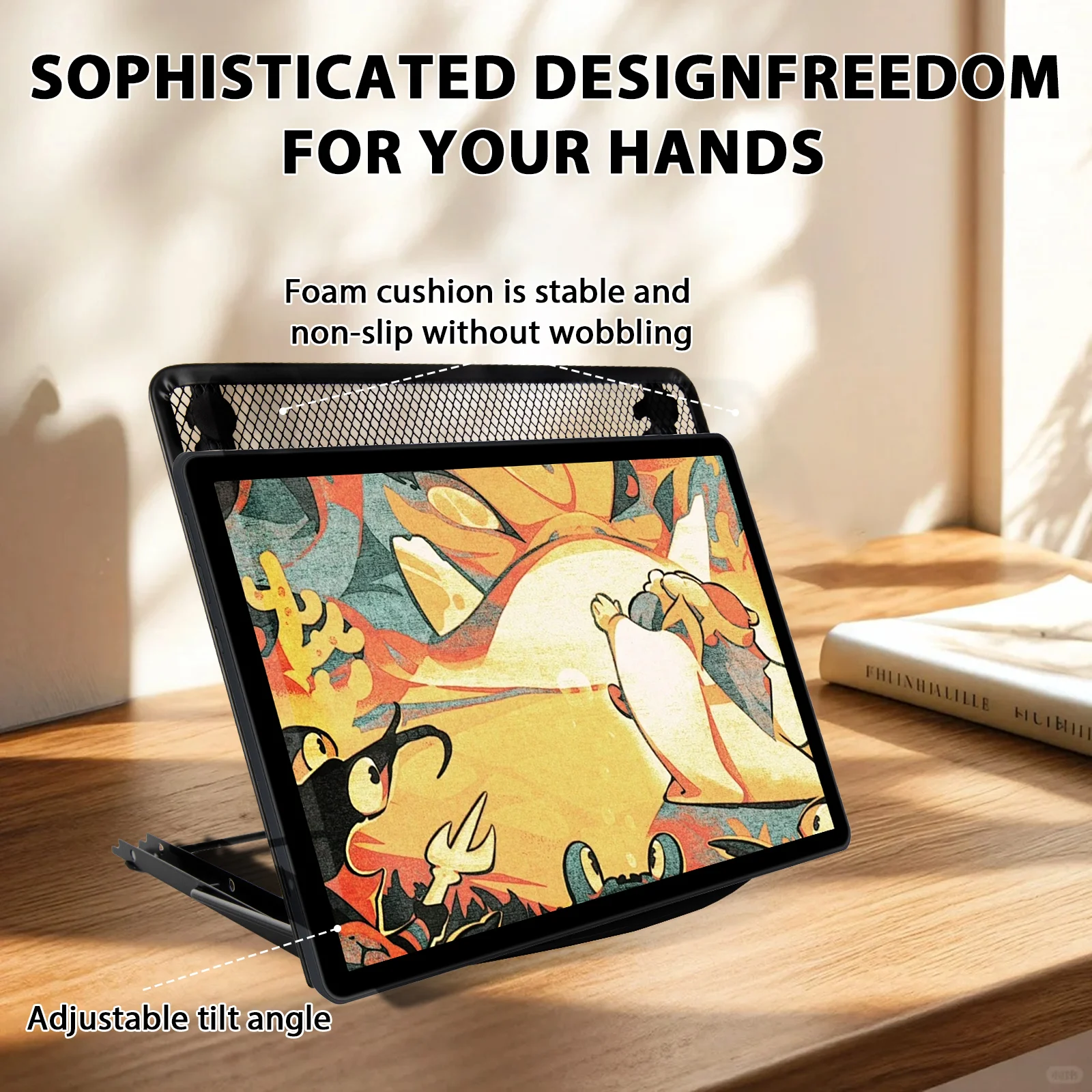 

Foldable Laptop Cooling Stand Base New Portable Adjustable Notebook Stand Universal Laptops Cooling Pad Tablet For Gaming No Fan