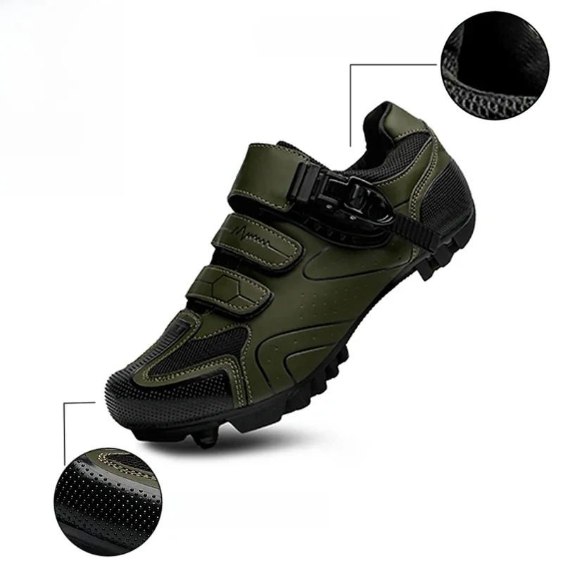 AliExpress pscownlg Neutral MTB Cycling Shoes, Compatible With Pelaton Road Cycling Shoes, Men's Cycling Sports Shoes, Reflective Strip Design