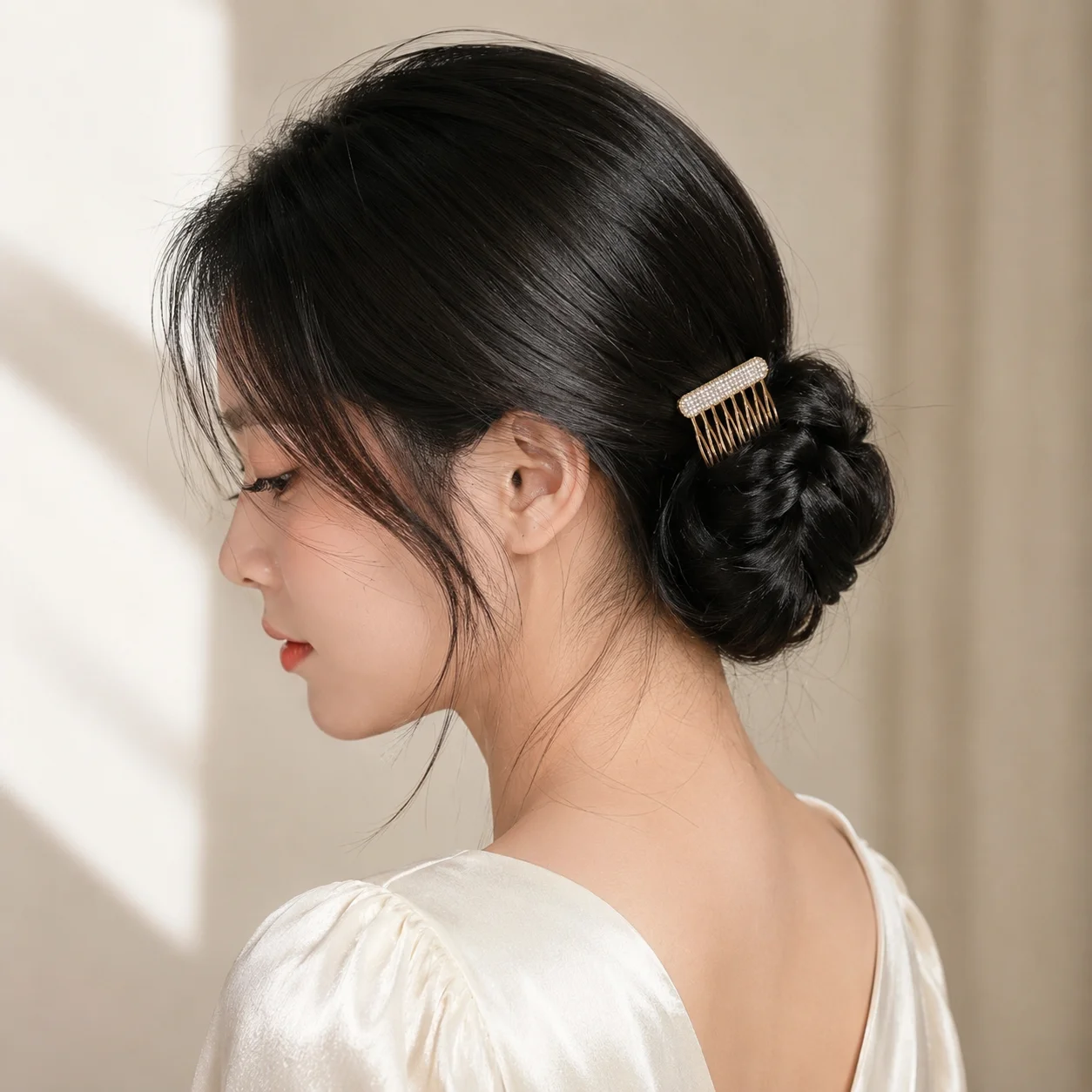 Peineta de pelo con pedrería d - Photography Wedding reseña y precio