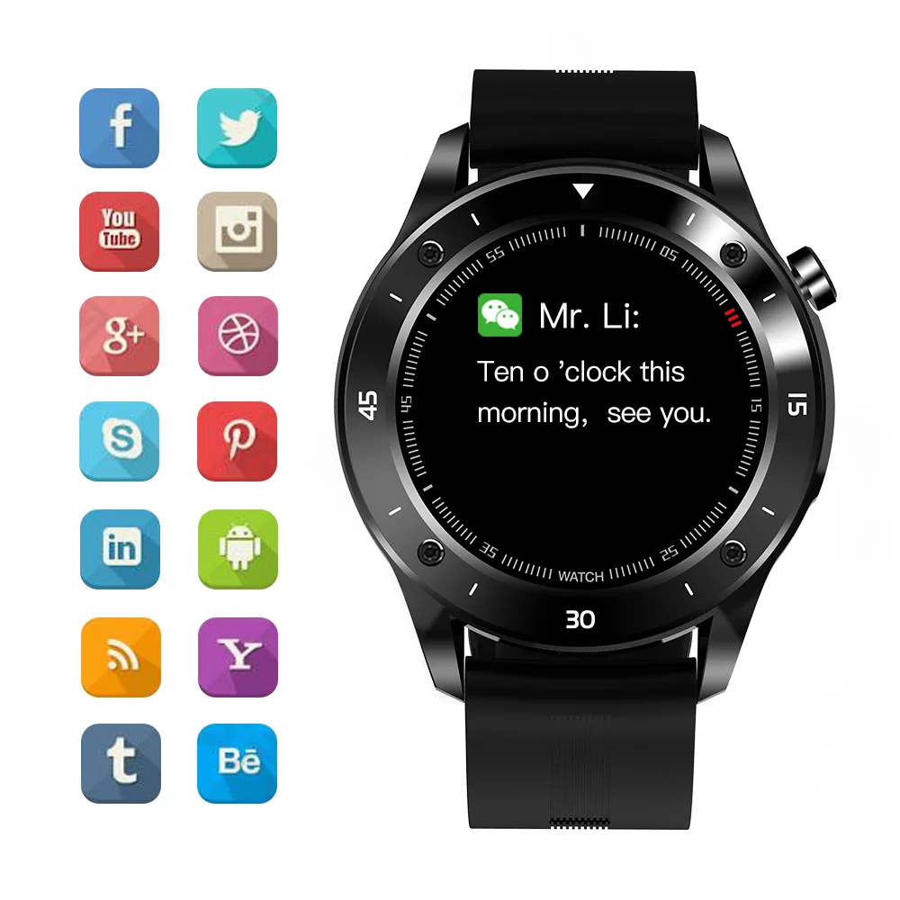 Full touch screen F22 smart bracelet with GPS track heart rate blood pressure blood oxygen sports watch