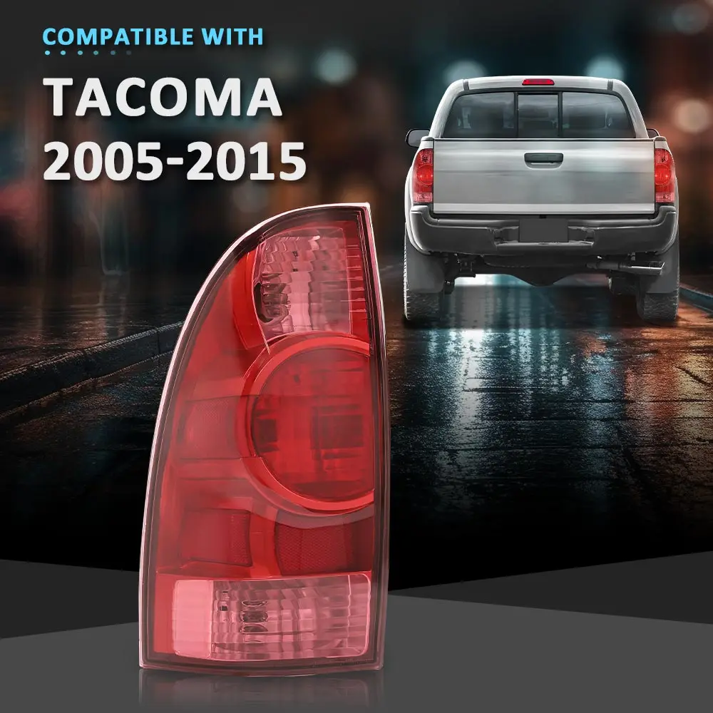 

Новый задний стоп-сигнал, левая сторона, подходит для Toyota Tacoma Pickup 2005-2015, красные линзы, водонепроницаемые, снегозащитные, пылезащитные