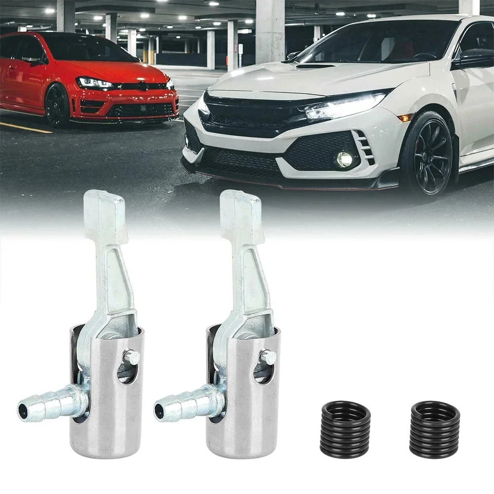 AliExpress NONE 6mm Air Tire Chuck Inflator Pump Hose Adapter Valve Connector For Car Bike 1/2pc Inflator Pump Adapter Connector + Spring