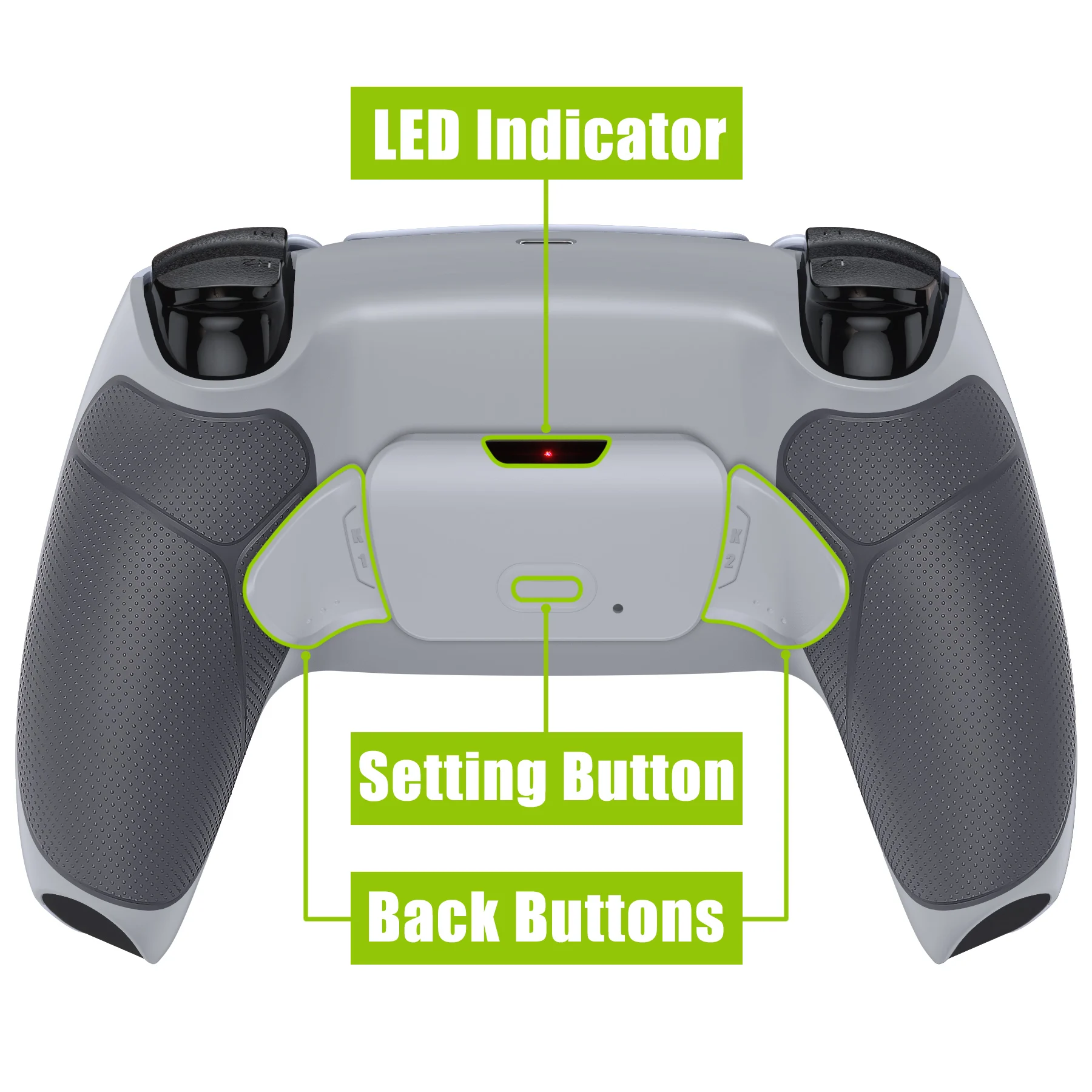 eXtremeRate Back Paddles Programable RISE Remap Kit for ps5 Controller BDM-030 BDM-040 BDM-050 - Single Series 2