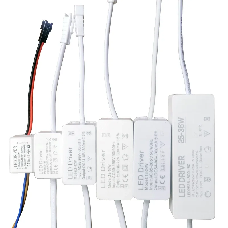 LED Driver 300mA 1W 3W 5W 7W 12W 18W 20W 25W 36W Voor LEDs Voeding AC85-265V Verlichting Transformers Voor LED Power Verlichting - afbeelding 2