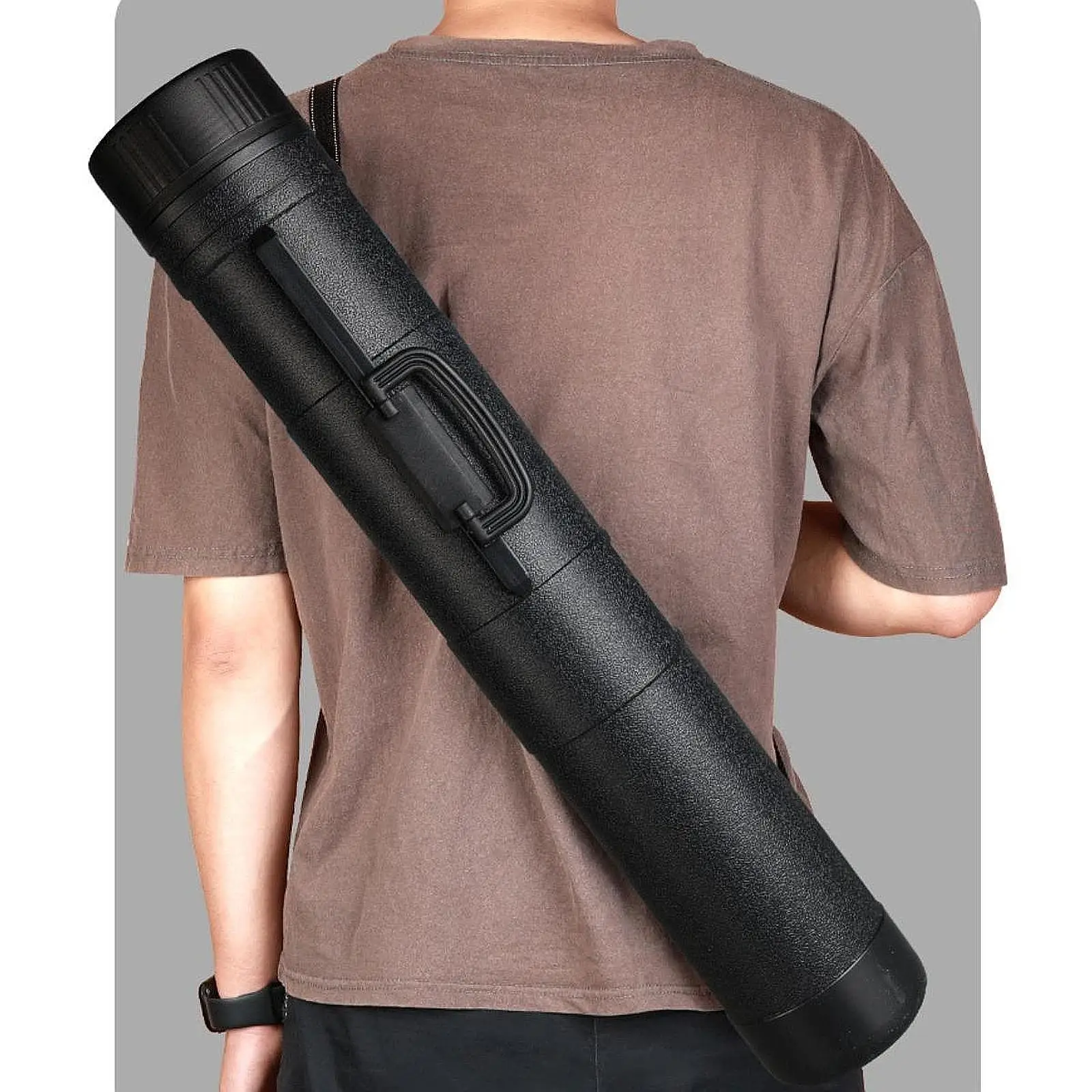 Art Tube Fishing Rods Storage Tube Waterproof Protective Extendable Poster Tube for Draftings Blueprints Scrolls Artworks