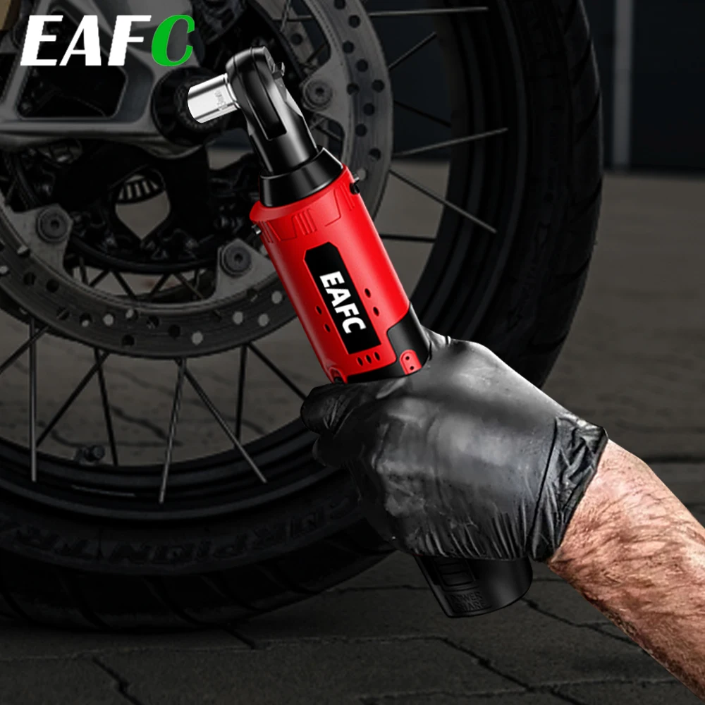 EAFC clé à cliquet électrique 3/8 pouces 45N.M couple maximum avec lumière LED avec batterie Li-ion et chargeur rapide pour la réparation automobile