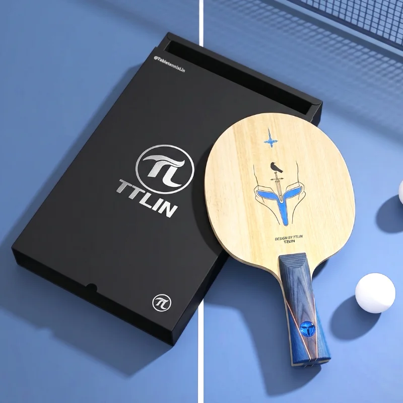 TTLIN Concept D, racchetta da ping pong di livello professionale per competizioni, con un design unico ispirato all’armatura medievale.