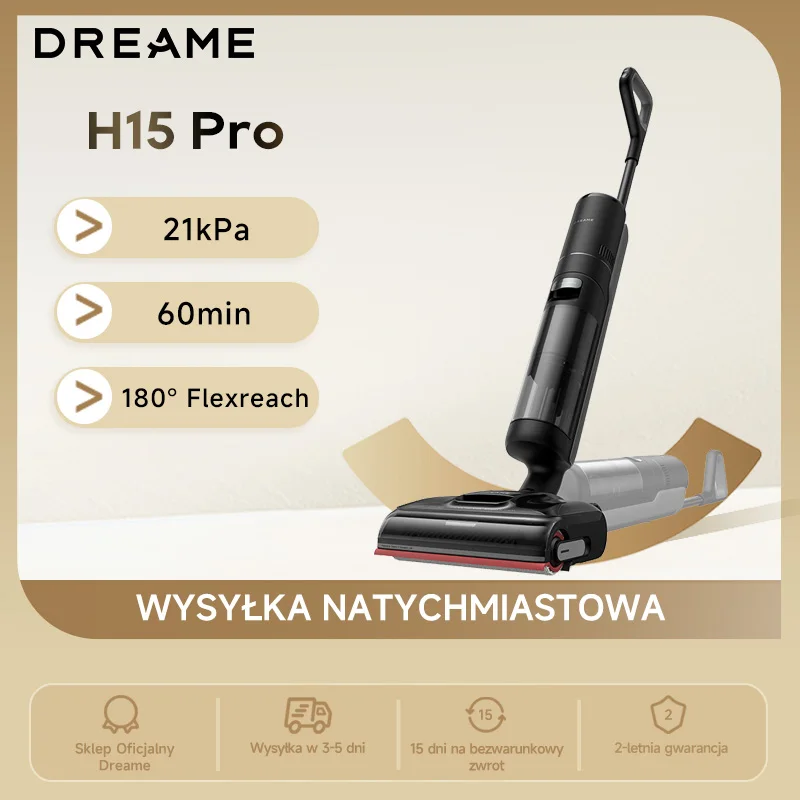 Dreame-aspiradora Vertical inalámbrica H15 Pro, aspiradora de mapeo