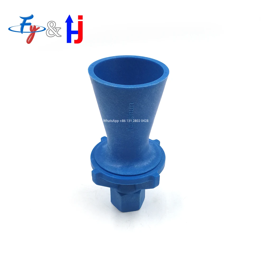 Female Thread Venturi Education, Mixing Fluid Nozzle, for Fertilizer Tank, Water Mixing Jet, Blue Plastic, 3/4