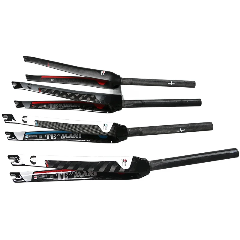 AliExpress UK ASIACOM New TEMANI 700C Racing Road bike 3K UD 12K full carbon fibre bicycle fork carbon front fork Track