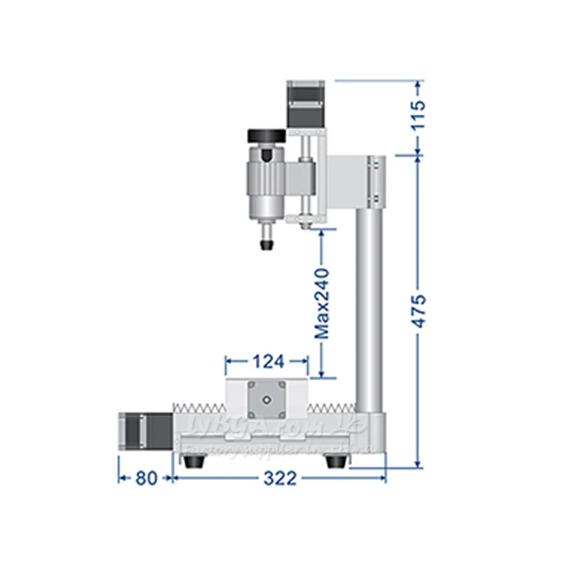 LY XC-21D Customized DIY CNC Engraving Cutting Machine 300W DC spindle ER11 Collet Drilling Milling Machine Optional 3/4 axis