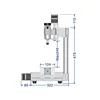LY XC-21D 맞춤형 DIY CNC 조각 절단기 300W DC 스핀들 ER11 콜레트 드릴링 밀링 머신 옵션 3/4 축 4