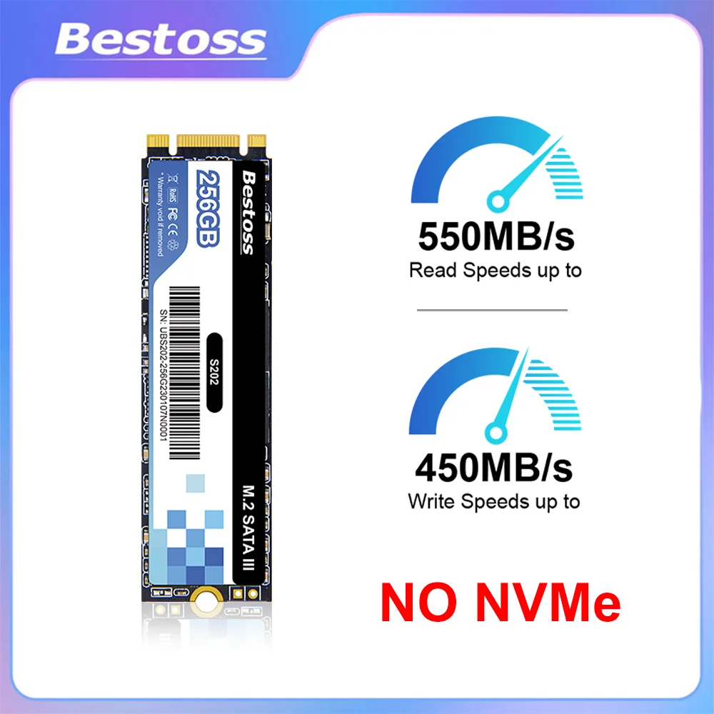 

Bestoss High Quality SSD M.2 SATA 2280 128GB 240GB 256GB 480GB 512GB 960GB 1TB 2TB Sata 3.0 SSD Solid State Drive For Laptop