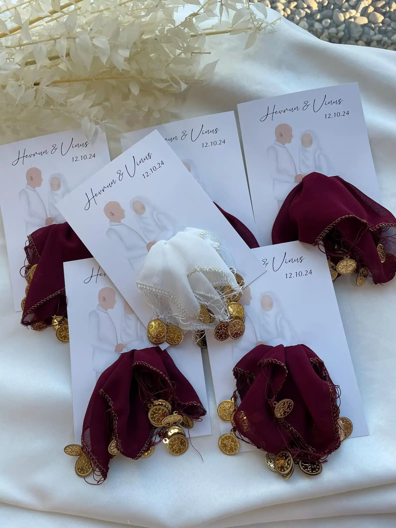 10 PCs Personally Luxury Halay Wipes, Card design Halay handkerchief, Henna Handkerchief, Henna Accessory