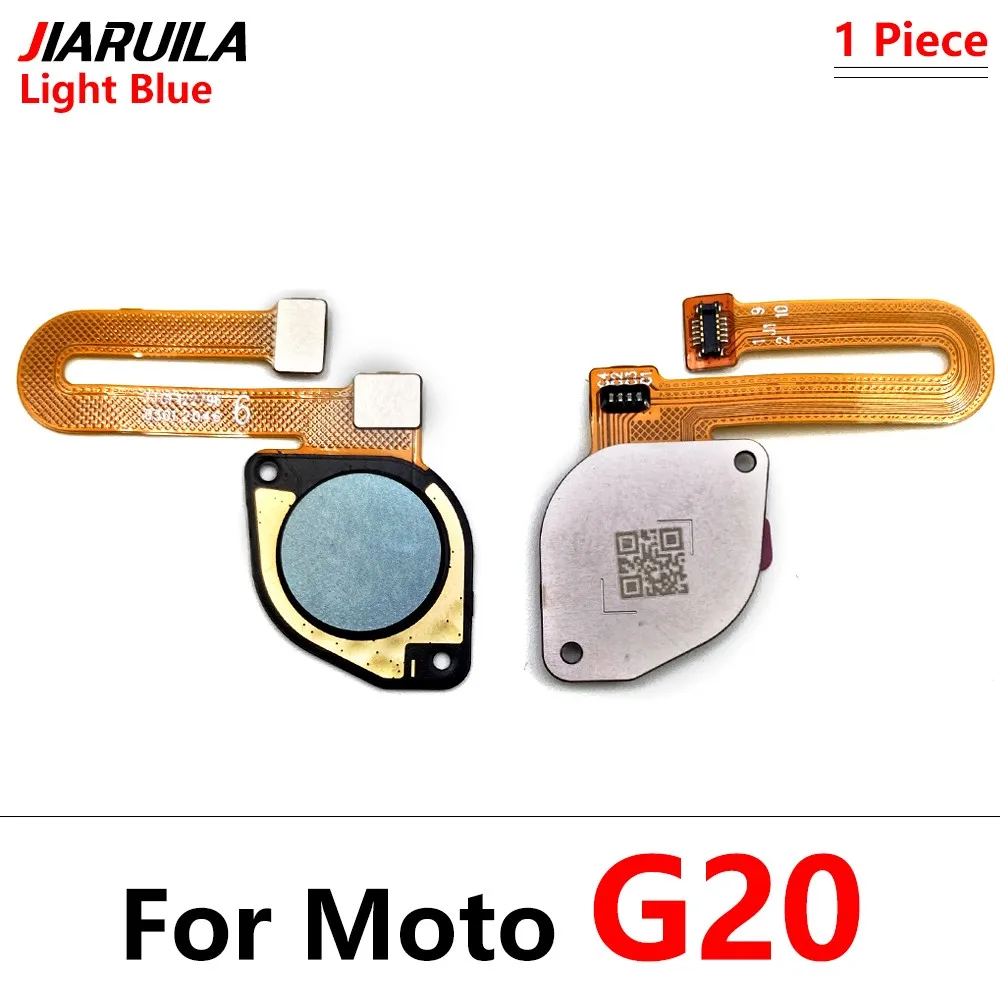 New For Moto G10 G20 G30 G50 G60 G100 G200 Fingerprint Sensor Home Return Key Menu Button Flex Ribbon Cable