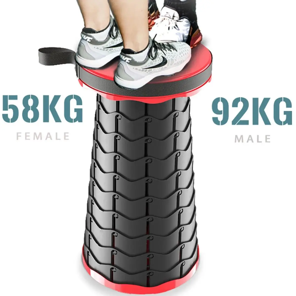 مقعد قابل للطي محمول قابل للسحب #6