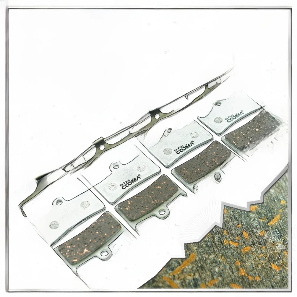 AliExpress COOMA SPORT 4 Pairs, Ex plus Bicycle Brake Pads for Hope Tech V4 Caliper, Alu-Alloy Backing
