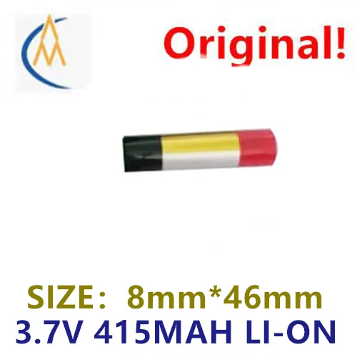 buy more will cheap New Full Capacity 3.7V Polymer Lithium Battery 08460 415MAH Cylindrical Polymer Rechargeable Battery Durable