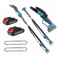 2-in-1 Multi-Function Cordless Electric High Branch Saw Mini Chainsaw Maximum Operating Range 8.5 Feet Tree Saw