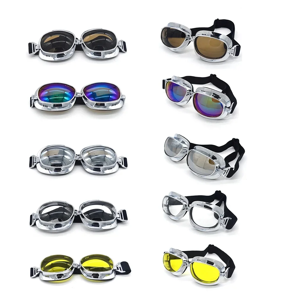AliExpress MOOREAXE Mooreaxe Motorcycle Goggles Glasses Retro Pilot Steampunk Jet Helmet Goggles Mask Cycling Oculos Gafas Vintage Goggles