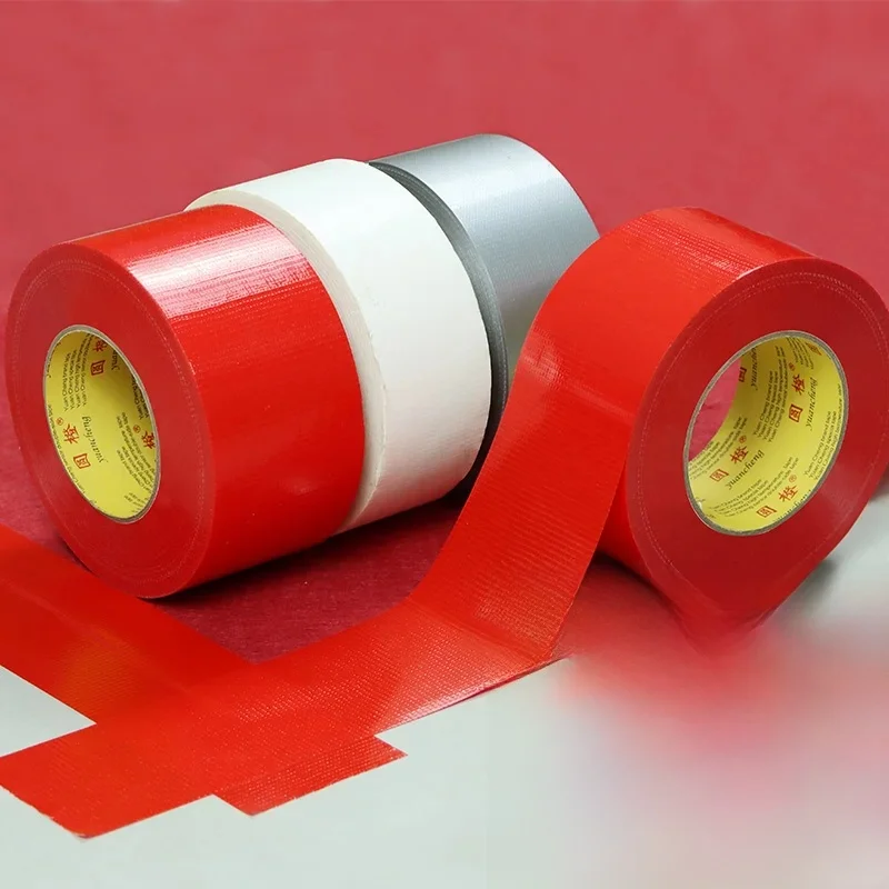 AliExpress Red Adhesive Fabric Duct Tape, Electric Bicycle Seat Repair, Pipe Repair Tape,Blocks Water And Leaves No Glue，1roll